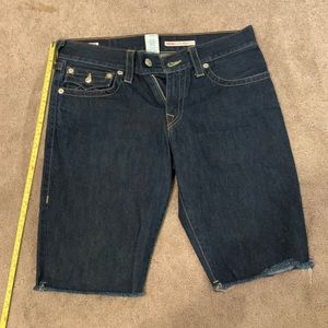 True Religion denim shorts